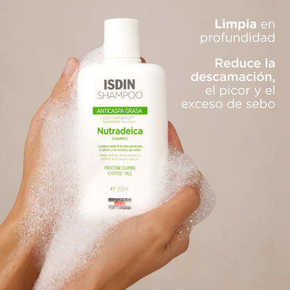 ISDIN SHAMPOO ANTICASPA GRASA NUTRADEICA * 200 ML