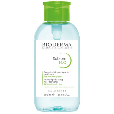Bioderma Sébium H2O agua micelar limpiadora  500mL