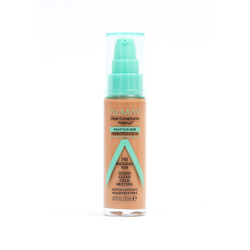 ALMAY CLEAR COMPLEXION BASE LIQUIDA NATURAL TAN * 30 ML